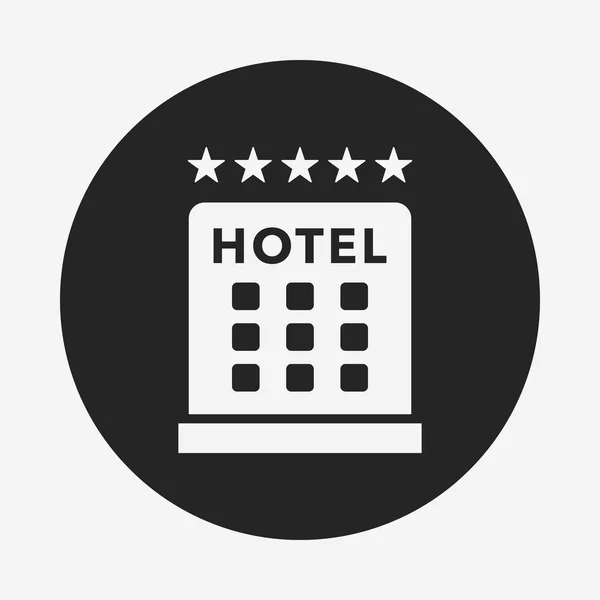 Icono del hotel — Archivo Imágenes Vectoriales