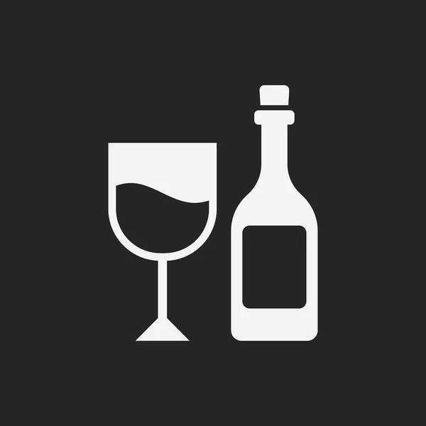 Šampaňské ikona — Stockový vektor