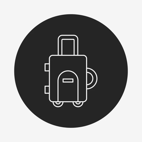 Kofferband-Symbol — Stockvektor