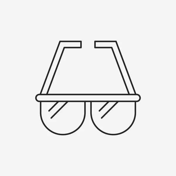 Sunglasses line icon — Stock Vector