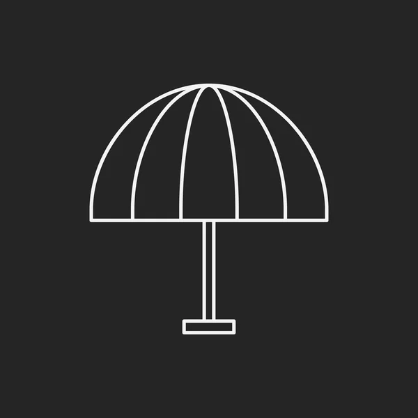 Icona linea ombrello — Vettoriale Stock