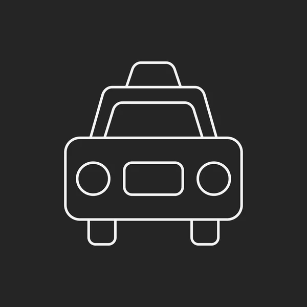 Taxi sor ikon — Stock Vector