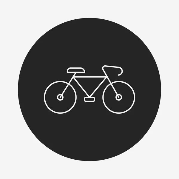 Ikona čáry na kole — Stockový vektor