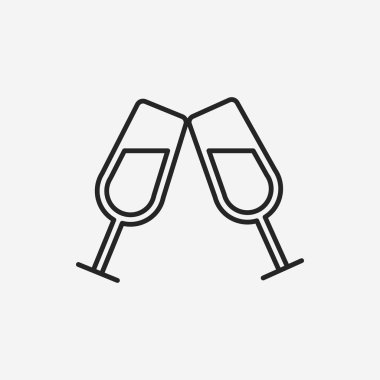 Şampanya satırı simgesi