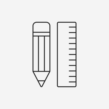 kalem ve cetveli satırı simgesi