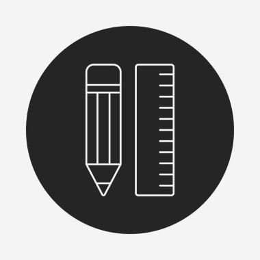 kalem ve cetveli satırı simgesi