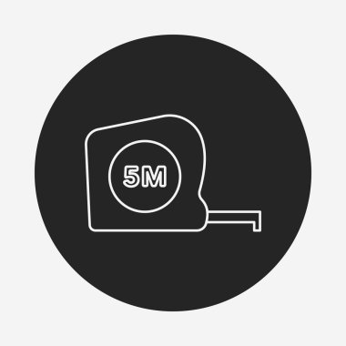 Ölçme bant satırı simgesi