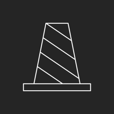 Yollara barikat satırı simgesi