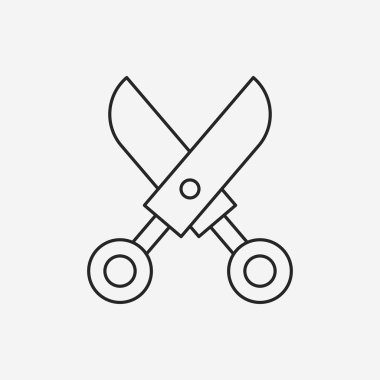 makas satırı simgesi