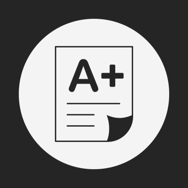 Sınav kağıdı simgesi