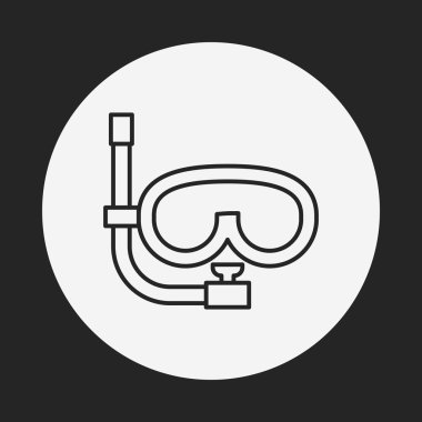 Gözlük satırı simgesi