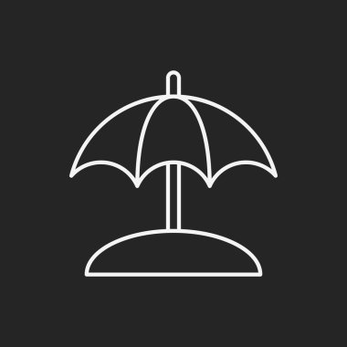 şemsiye satırı simgesi