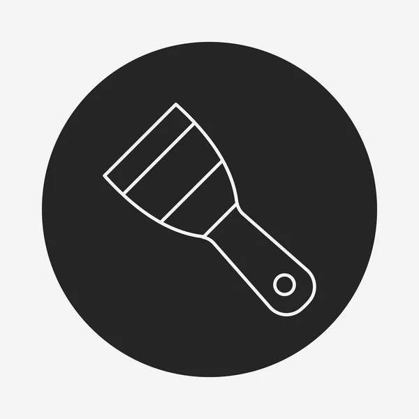 Shovel line icon — Stock Vector