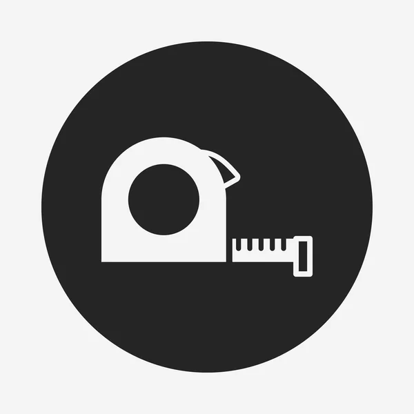 Meten tape pictogram — Stockvector