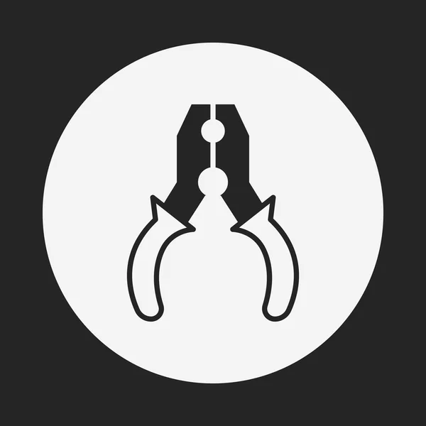 Pliers icon — Stock Vector