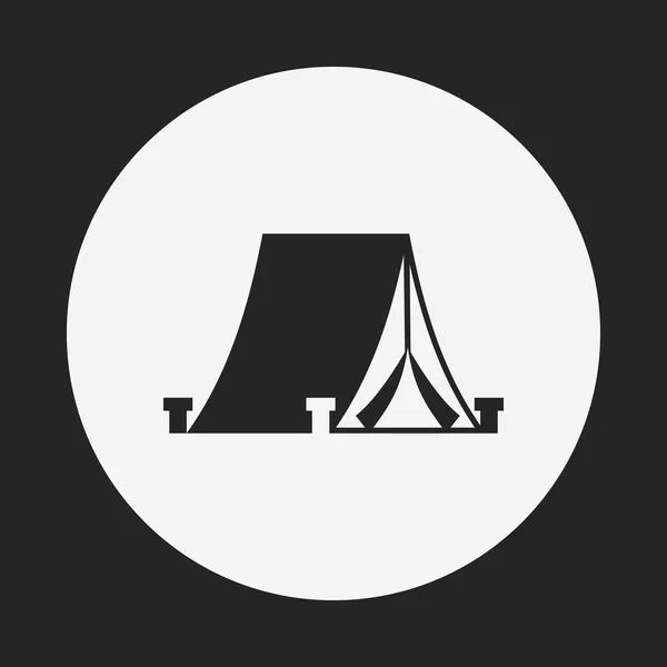 Tent icon — Stock Vector