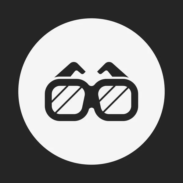 Icono de gafas de sol — Vector de stock