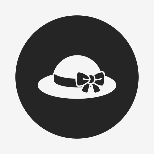 Αντιηλιακό καπέλο εικονίδιο — Διανυσματικό Αρχείο