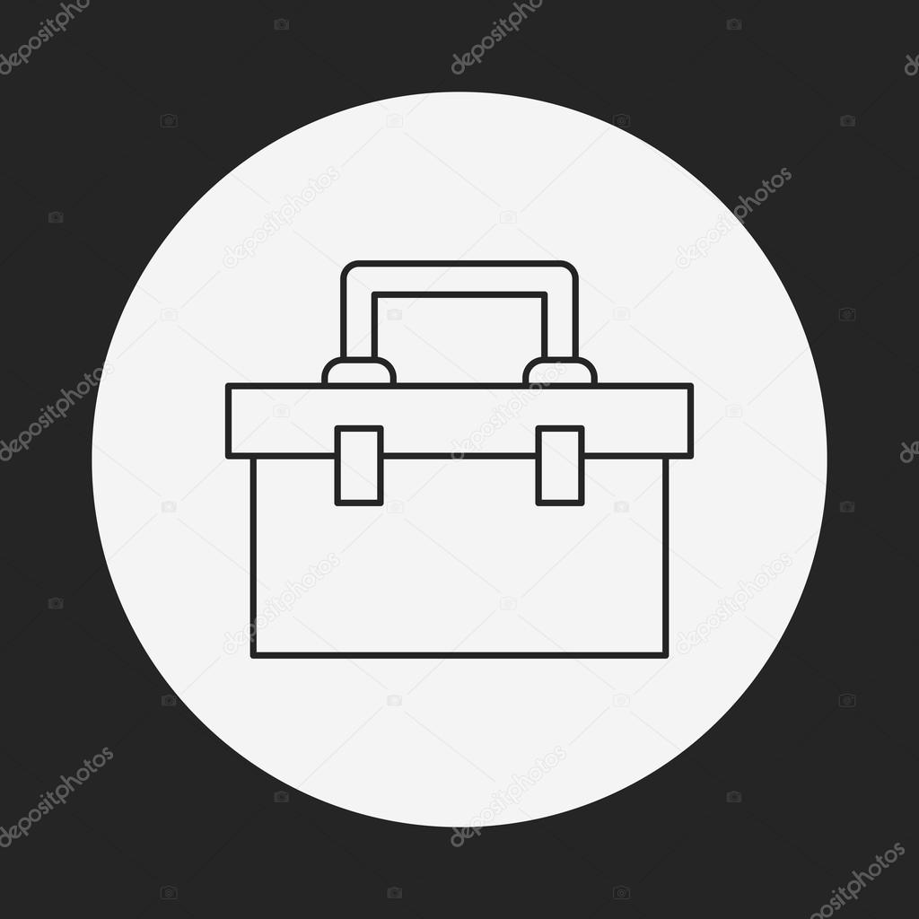 tool box line icon