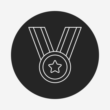 madalya satırı simgesi