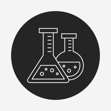 Deney kabı satırı simgesi