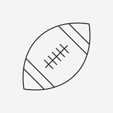Amerikan futbolu satırı simgesi