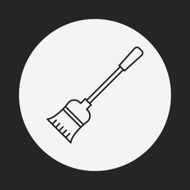 süpürge satırı simgesi