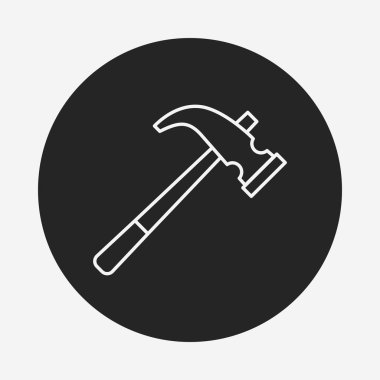 çekiç satırı simgesi