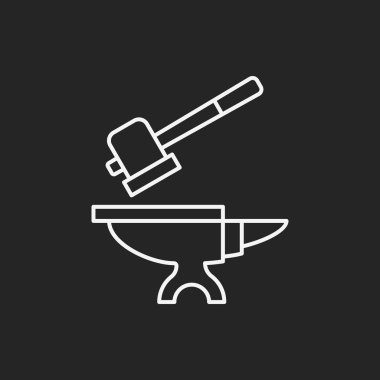 çekiç satırı simgesi