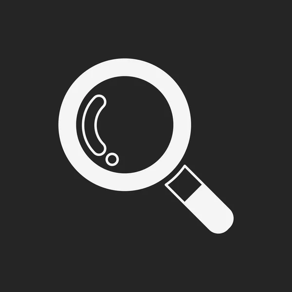 Magnifier icon — Stock Vector