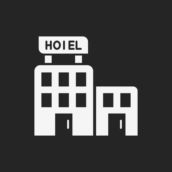 Hotel-Ikone — Stockvektor