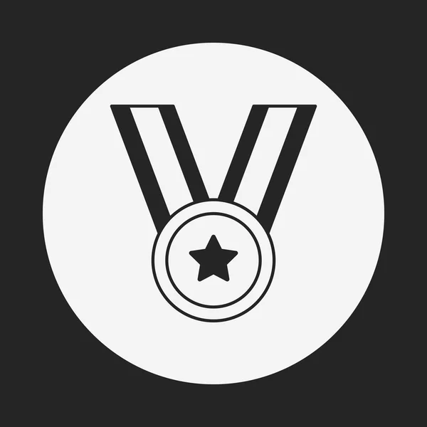 Ícone da medalha — Vetor de Stock