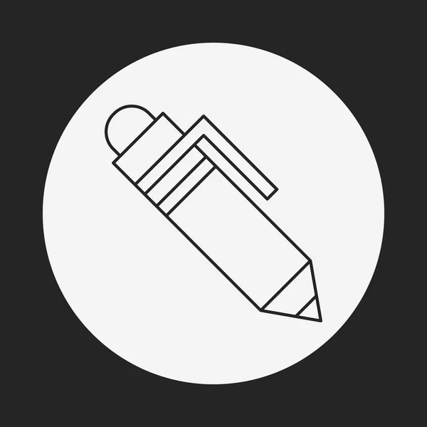 Pen lijn pictogram — Stockvector