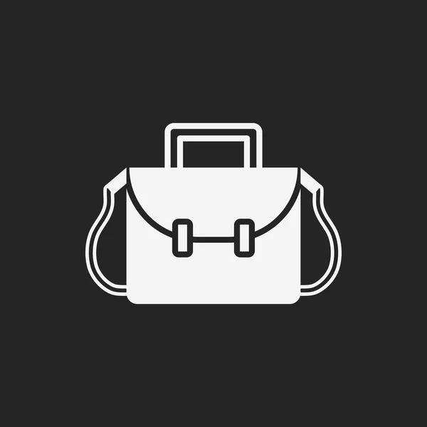 School bag icon — Stock Vector