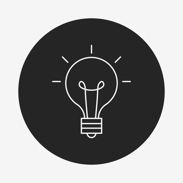 Idea line icon — Stock Vector