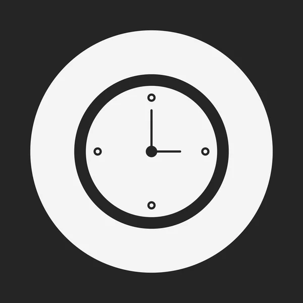 Ikona hodin — Stockový vektor