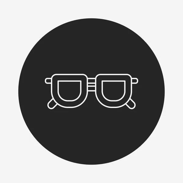 Icono de gafas — Vector de stock