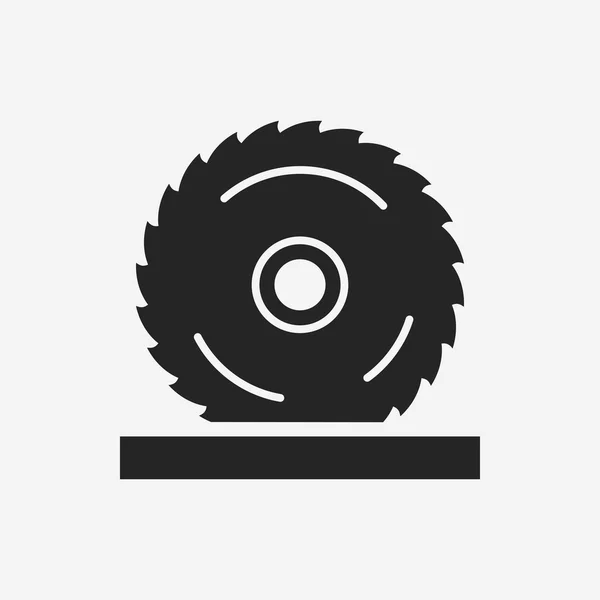 Icono de sierra circular — Vector de stock