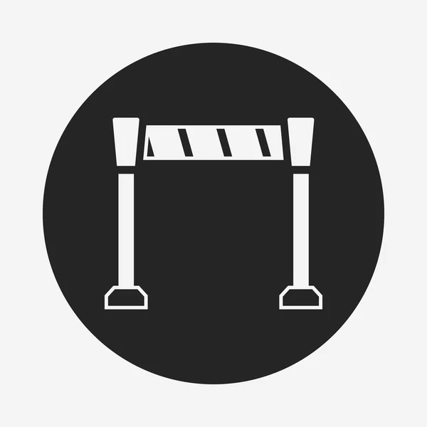 Wegversperringen pictogram — Stockvector