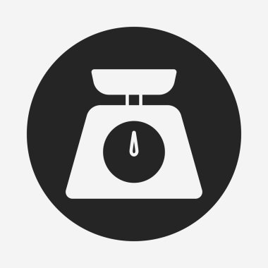 Tartı makine simgesi