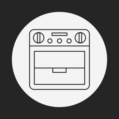 fırın satırı simgesi