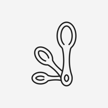 Kaşık satırı simgesi