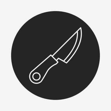 bıçak satırı simgesi