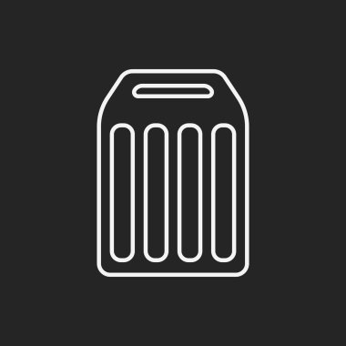 Tahta satırı simgesi kesiliyor