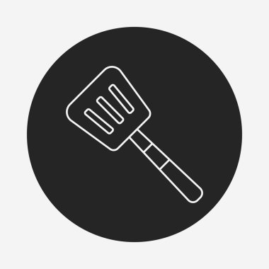 Spatula çizgi simgesi