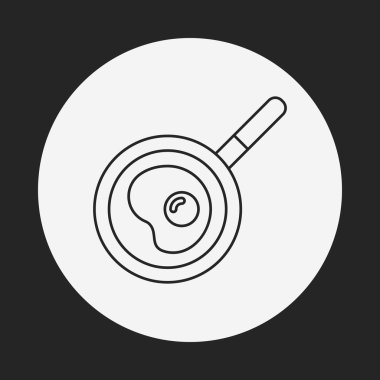 Omlet tava satırı simgesi