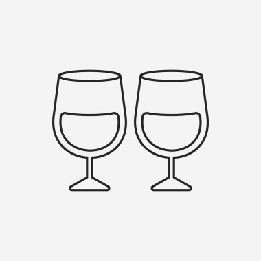 Cam bardak satırı simgesi