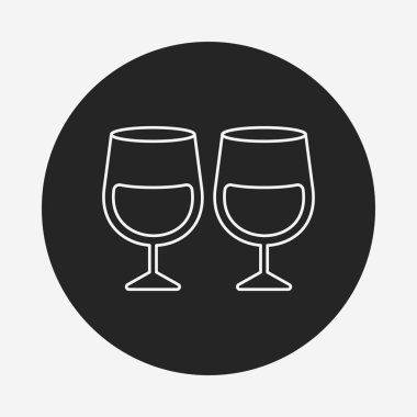 Cam bardak satırı simgesi