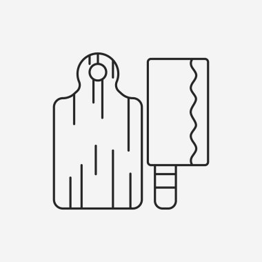 Tahta satırı simgesi kesiliyor