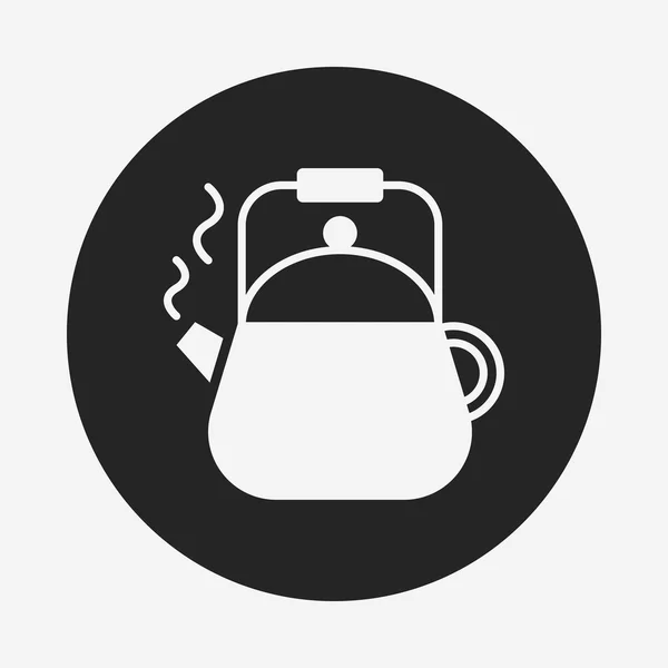 Thee pot pictogram — Stockvector